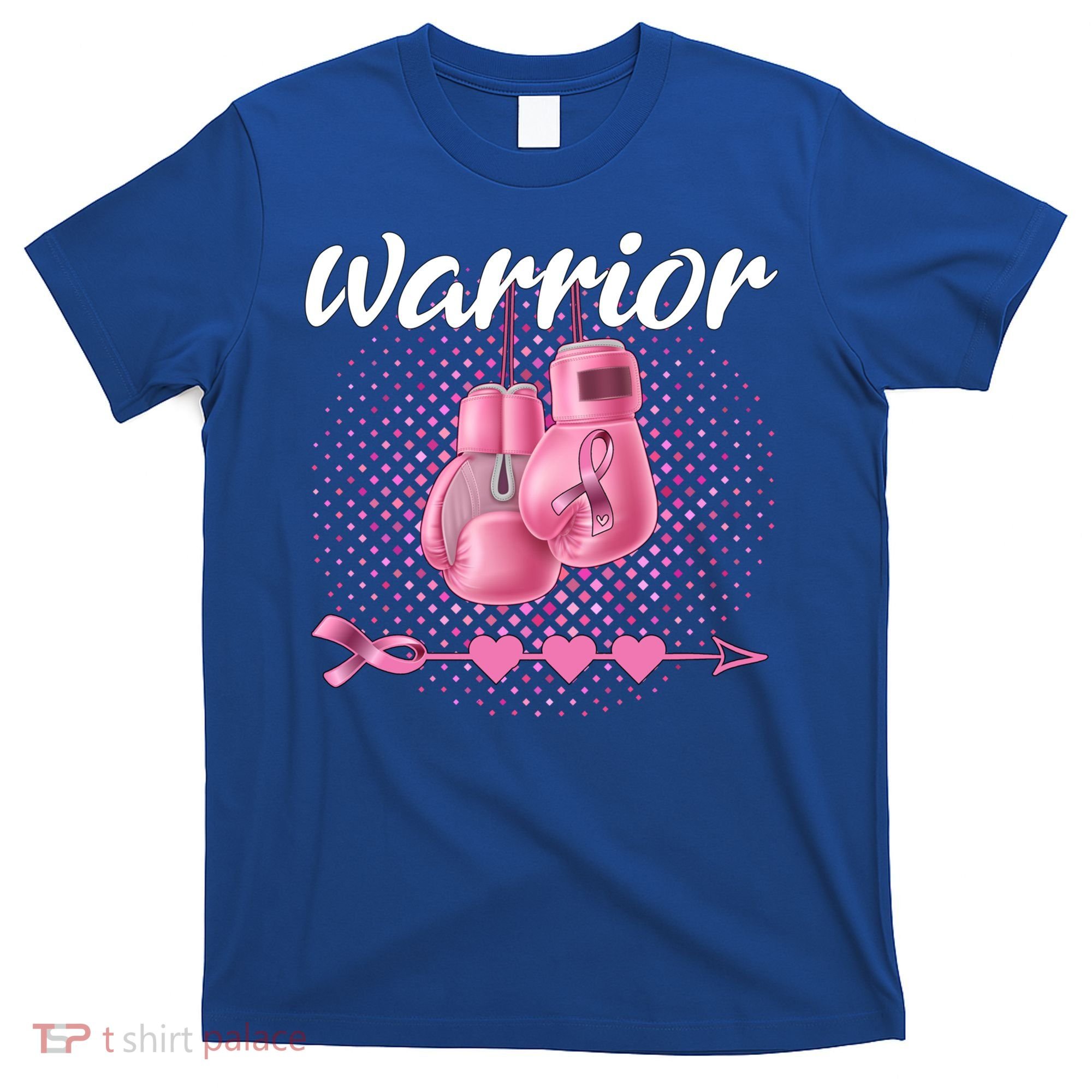 Breast Cancer Awareness Pink Boxing Gloves Warrior Cute Gift T-Shirt