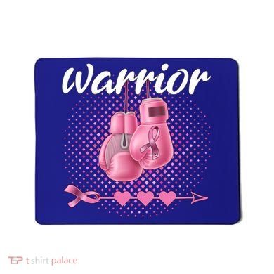 Breast Cancer Awareness Pink Boxing Gloves Warrior Cute Gift Mousepad