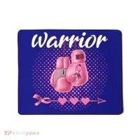 Breast Cancer Awareness Pink Boxing Gloves Warrior Cute Gift Mousepad thumb 0