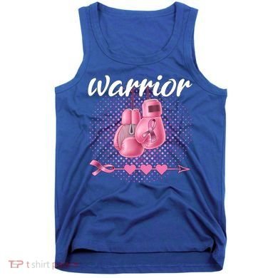 Breast Cancer Awareness Pink Boxing Gloves Warrior Cute Gift Tank Top
