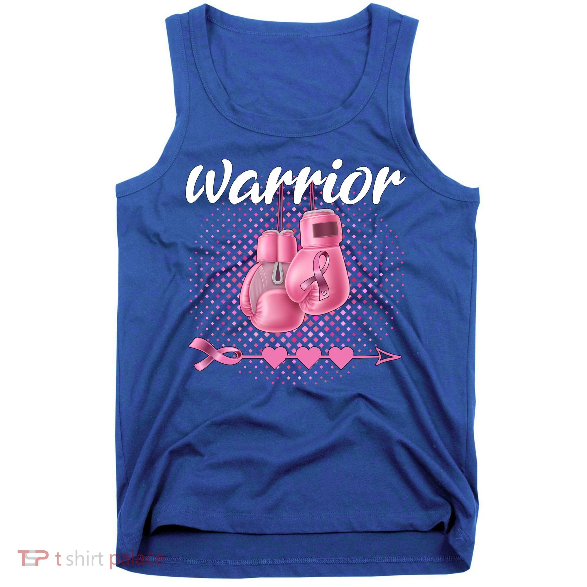 Breast Cancer Awareness Pink Boxing Gloves Warrior Cute Gift Tank Top