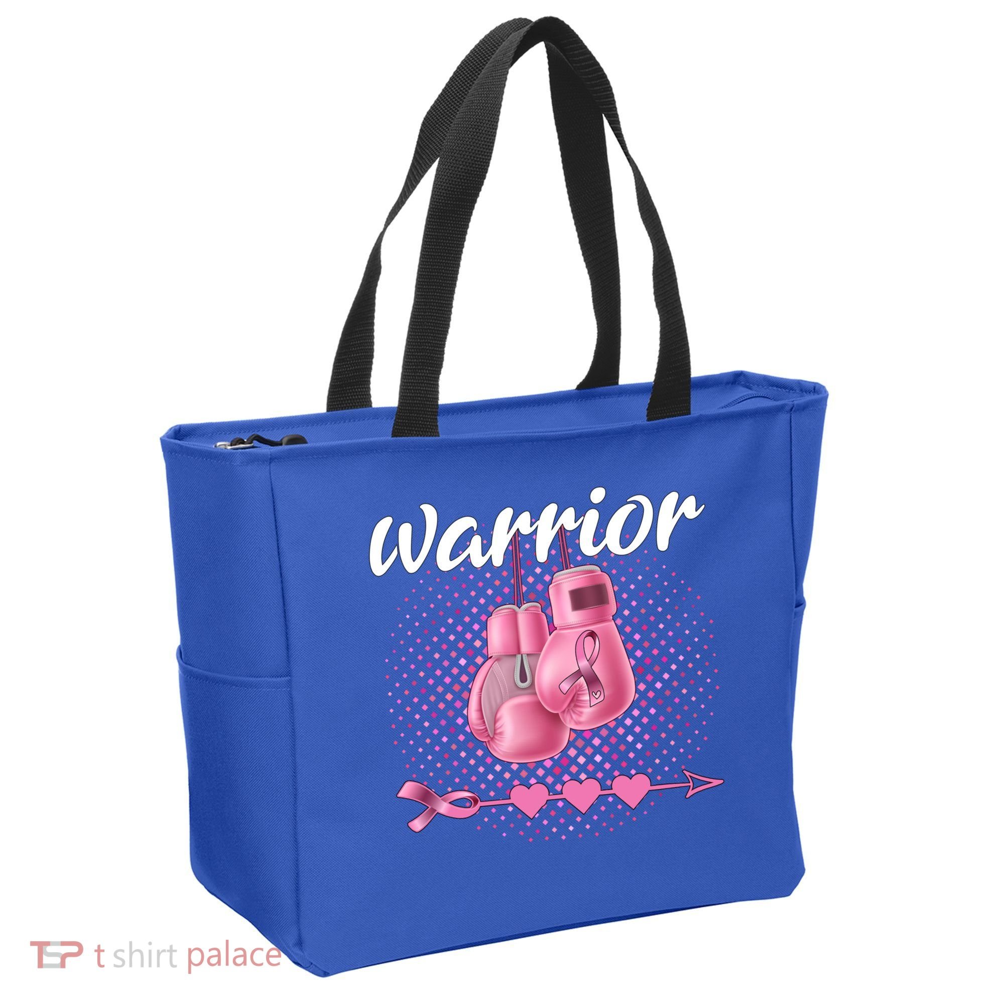 Breast Cancer Awareness Pink Boxing Gloves Warrior Cute Gift Tote Bag