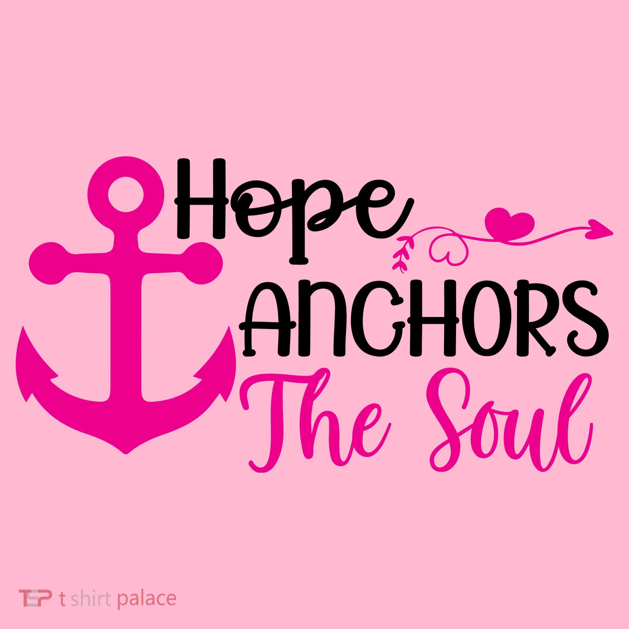 Breast Cancer Awareness Hope Anchors The Soul Coaster