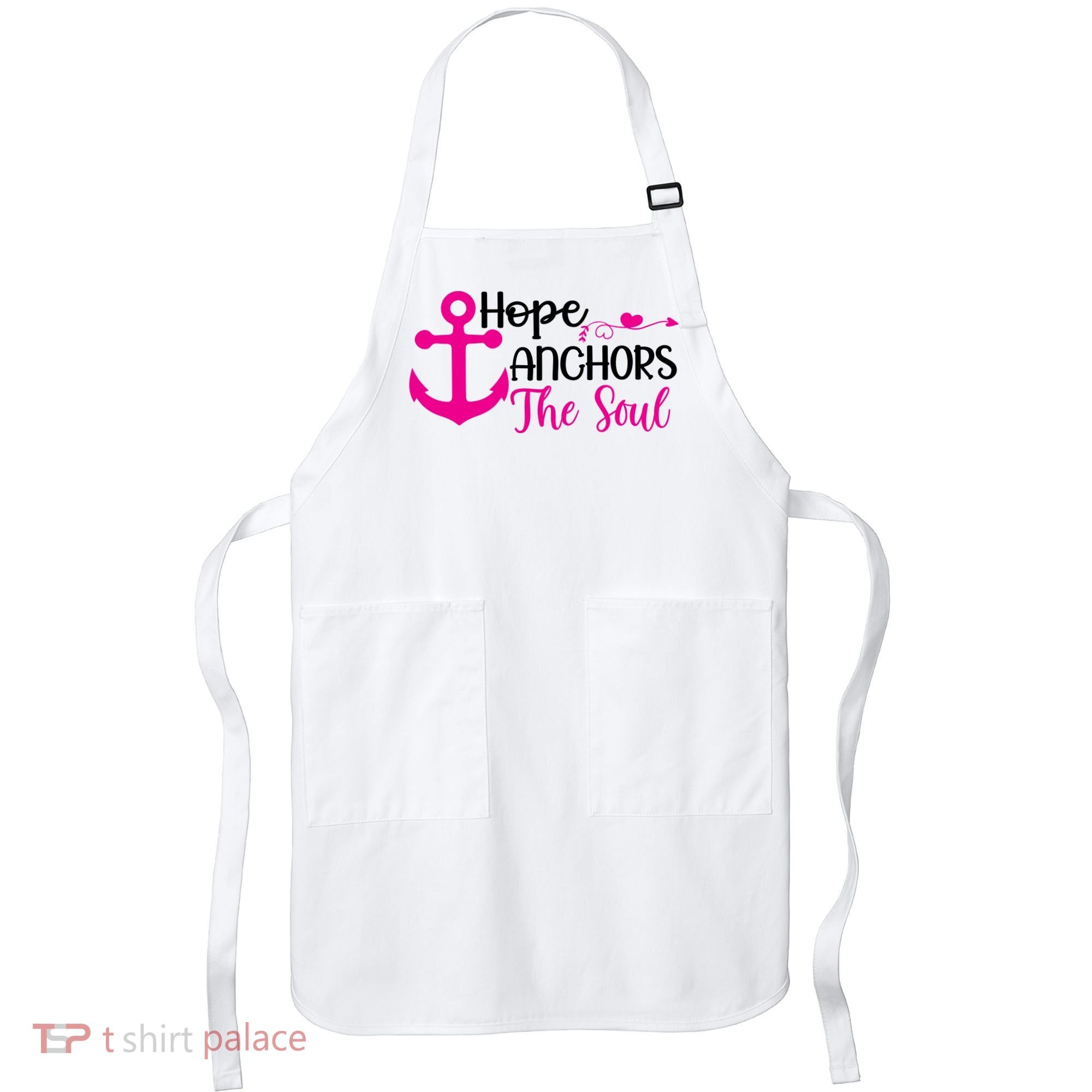 Breast Cancer Awareness Hope Anchors The Soul Apron
