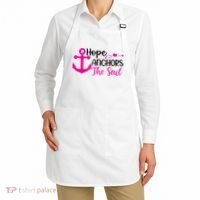 Breast Cancer Awareness Hope Anchors The Soul Apron thumb 2