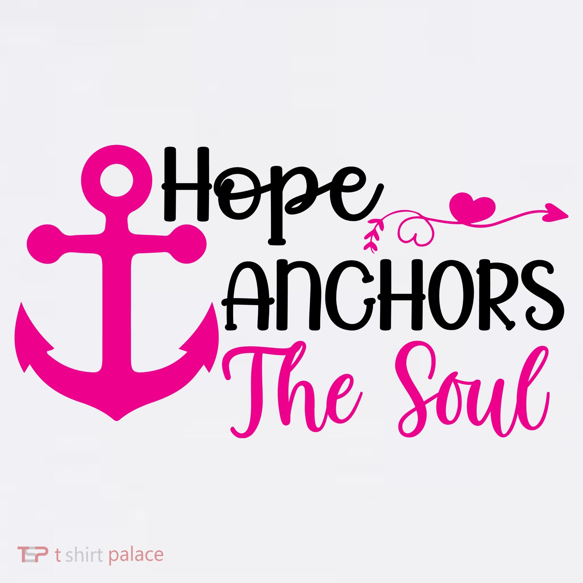 Breast Cancer Awareness Hope Anchors The Soul Women's Hoodie