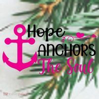 Breast Cancer Awareness Hope Anchors The Soul Ornament thumb 1