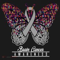 Brain Cancer Awareness Cute Gift Butterfly Lovers Funny Gift Doggie Tank thumb 4