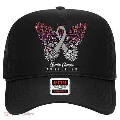 Brain Cancer Awareness Cute Gift Butterfly Lovers Funny Gift Hat