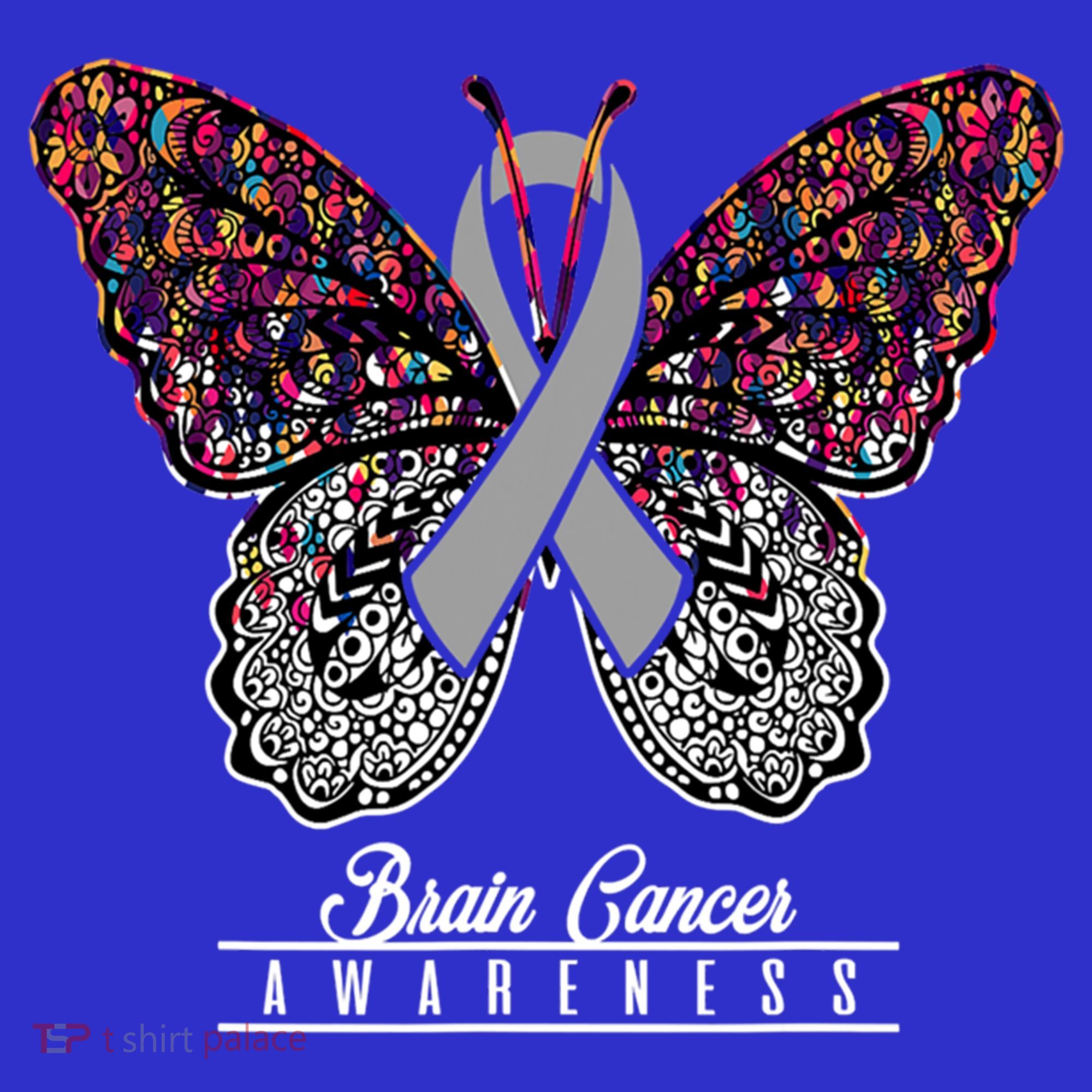 Brain Cancer Awareness Cute Gift Butterfly Lovers Funny Gift Women's Tank Top