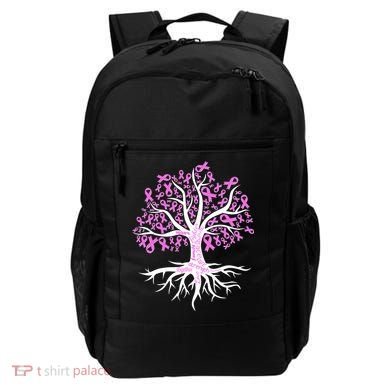 Breast Cancer Awareness Pink Ribbon Tree Backpack