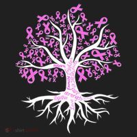 Breast Cancer Awareness Pink Ribbon Tree Beanie thumb 2