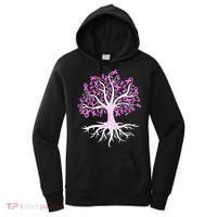 Breast Cancer Awareness Pink Ribbon Tree Women's Hoodie thumb 0