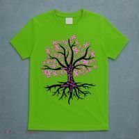 Breast Cancer Awareness Pink Ribbon Tree T-Shirt thumb 5