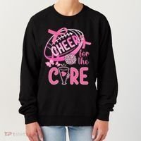 Breast Cancer Awareness Cheer For The Cure Gift Women's Sweatshirt thumb 0
