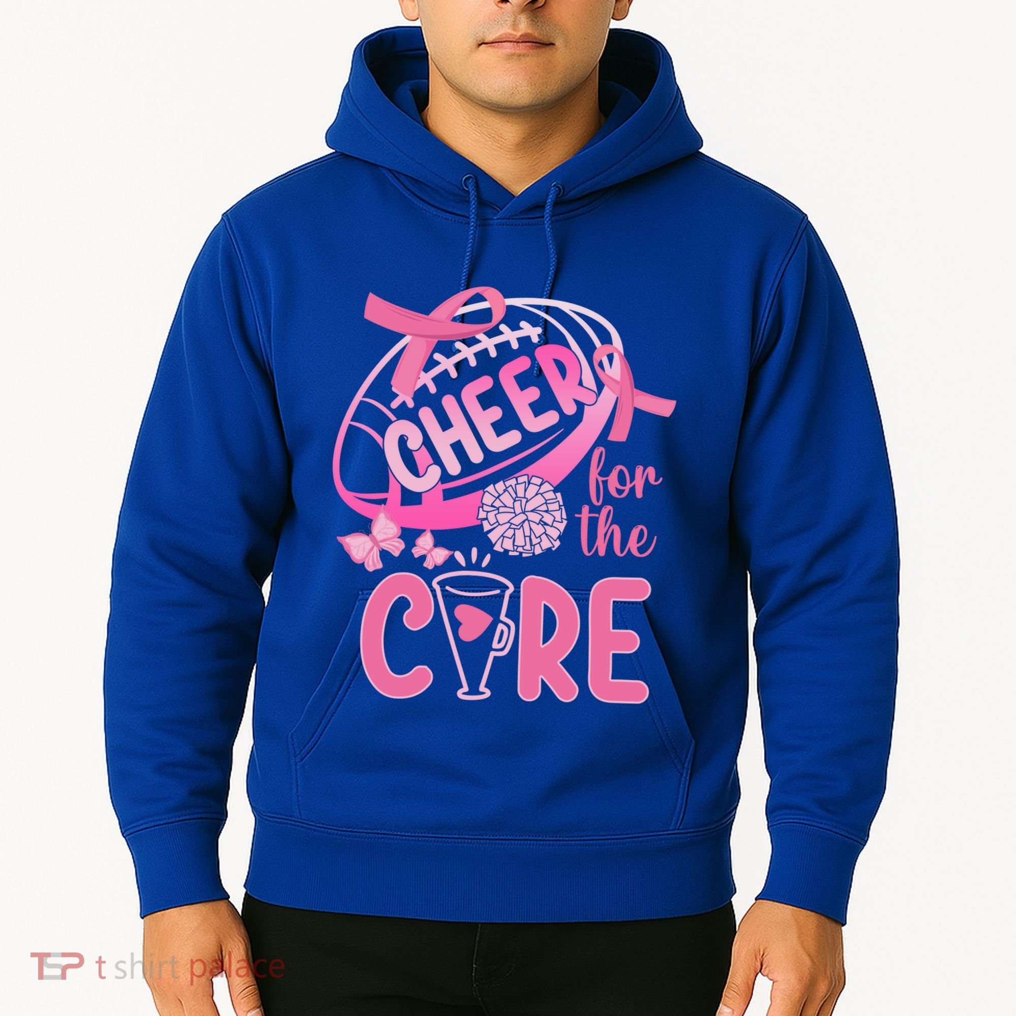 Breast Cancer Awareness Cheer For The Cure Gift Hoodie