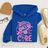 Breast Cancer Awareness Cheer For The Cure Gift Hoodie thumb 4