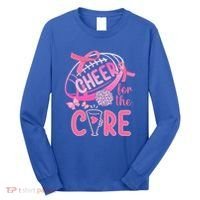 Breast Cancer Awareness Cheer For The Cure Gift Long Sleeve Shirt thumb 0
