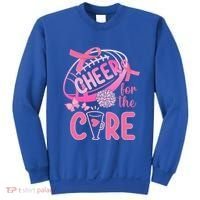 Breast Cancer Awareness Cheer For The Cure Gift Sweatshirt thumb 0