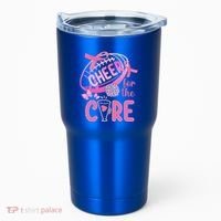 Breast Cancer Awareness Cheer For The Cure Gift Tumbler thumb 0