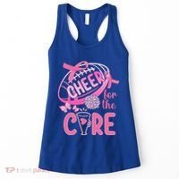 Breast Cancer Awareness Cheer For The Cure Gift Women's Tank Top thumb 0