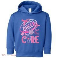 Breast Cancer Awareness Cheer For The Cure Gift Toddler Hoodie thumb 0
