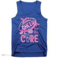 Breast Cancer Awareness Cheer For The Cure Gift Tank Top thumb 0