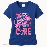 Breast Cancer Awareness Cheer For The Cure Gift Women's T-Shirt thumb 0
