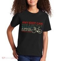 Bike Cyclist Any Idiot Can Ride A Bicycle Funny Kids T-Shirt thumb 2