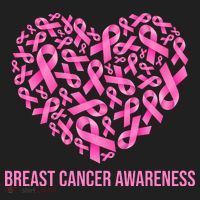 Breast Cancer Awareness Pink Ribbon Heart Women's Sweatshirt thumb 2