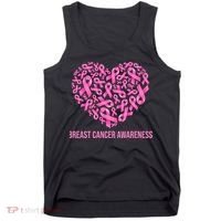 Breast Cancer Awareness Pink Ribbon Heart Tank Top thumb 0