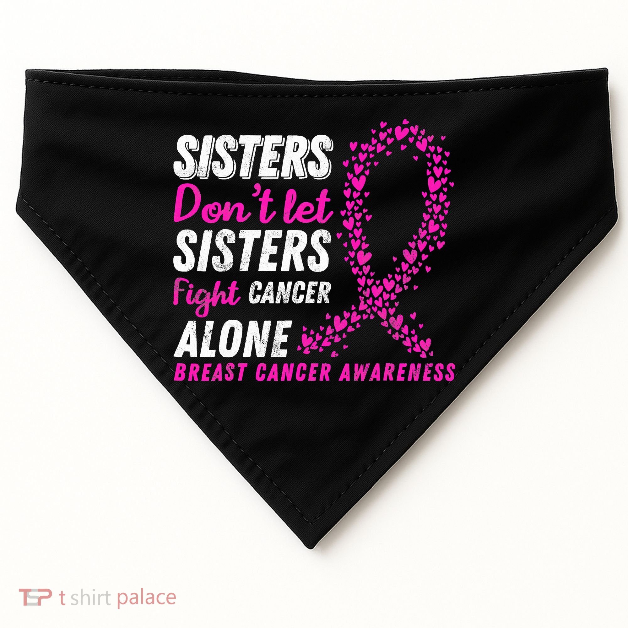 Breast Cancer Awareness Cancer Survivor USA-Made Doggie Bandana