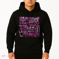 Breast Cancer Awareness Superhero Quotes Hoodie thumb 2
