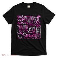 Breast Cancer Awareness Superhero Quotes T-Shirt thumb 0