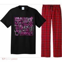 Breast Cancer Awareness Superhero Quotes Pajama Set thumb 0