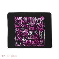 Breast Cancer Awareness Superhero Quotes Mousepad thumb 0