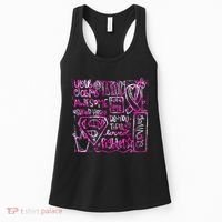 Breast Cancer Awareness Superhero Quotes Women's Tank Top thumb 0