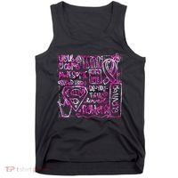 Breast Cancer Awareness Superhero Quotes Tank Top thumb 0