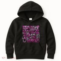 Breast Cancer Awareness Superhero Quotes Kids Hoodie thumb 0