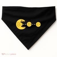 Bitcoin Chases And Eats The Dollar Euro For Crypto Fans USA-Made Doggie Bandana thumb 0