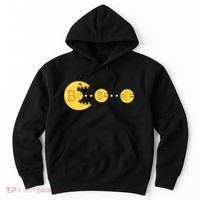 Bitcoin Chases And Eats The Dollar Euro For Crypto Fans Hoodie thumb 0