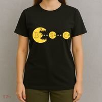 Bitcoin Chases And Eats The Dollar Euro For Crypto Fans T-Shirt thumb 4