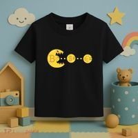 Bitcoin Chases And Eats The Dollar Euro For Crypto Fans Toddler T-Shirt thumb 3