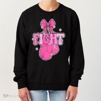 Breast Cancer Awareness Boxing Glove Women's Sweatshirt thumb 0