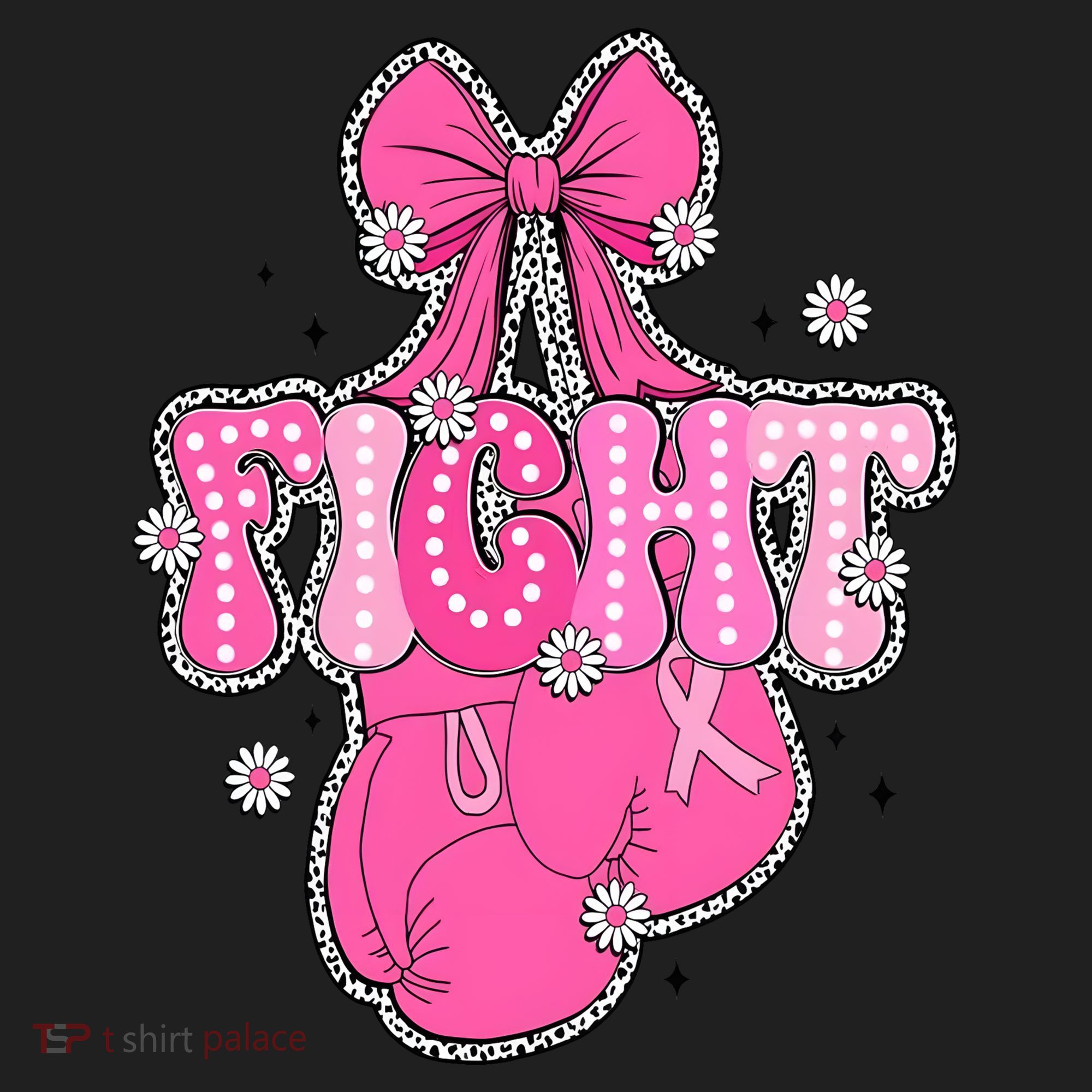 Breast Cancer Awareness Boxing Glove Women's Sweatshirt
