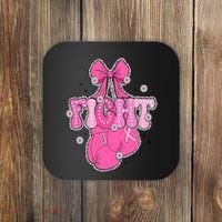 Breast Cancer Awareness Boxing Glove Coaster thumb 0