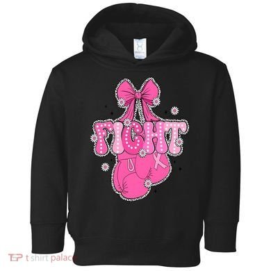 Breast Cancer Awareness Boxing Glove Toddler Hoodie