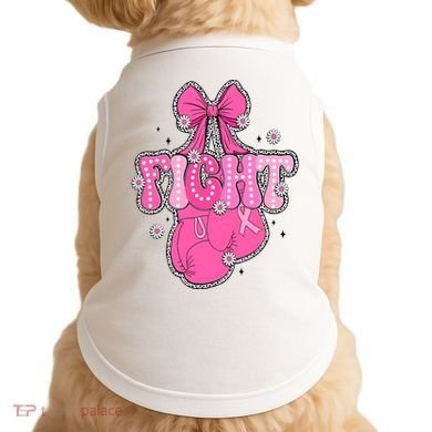 Breast Cancer Awareness Boxing Glove Doggie Tank