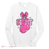 Breast Cancer Awareness Boxing Glove Long Sleeve Shirt thumb 0