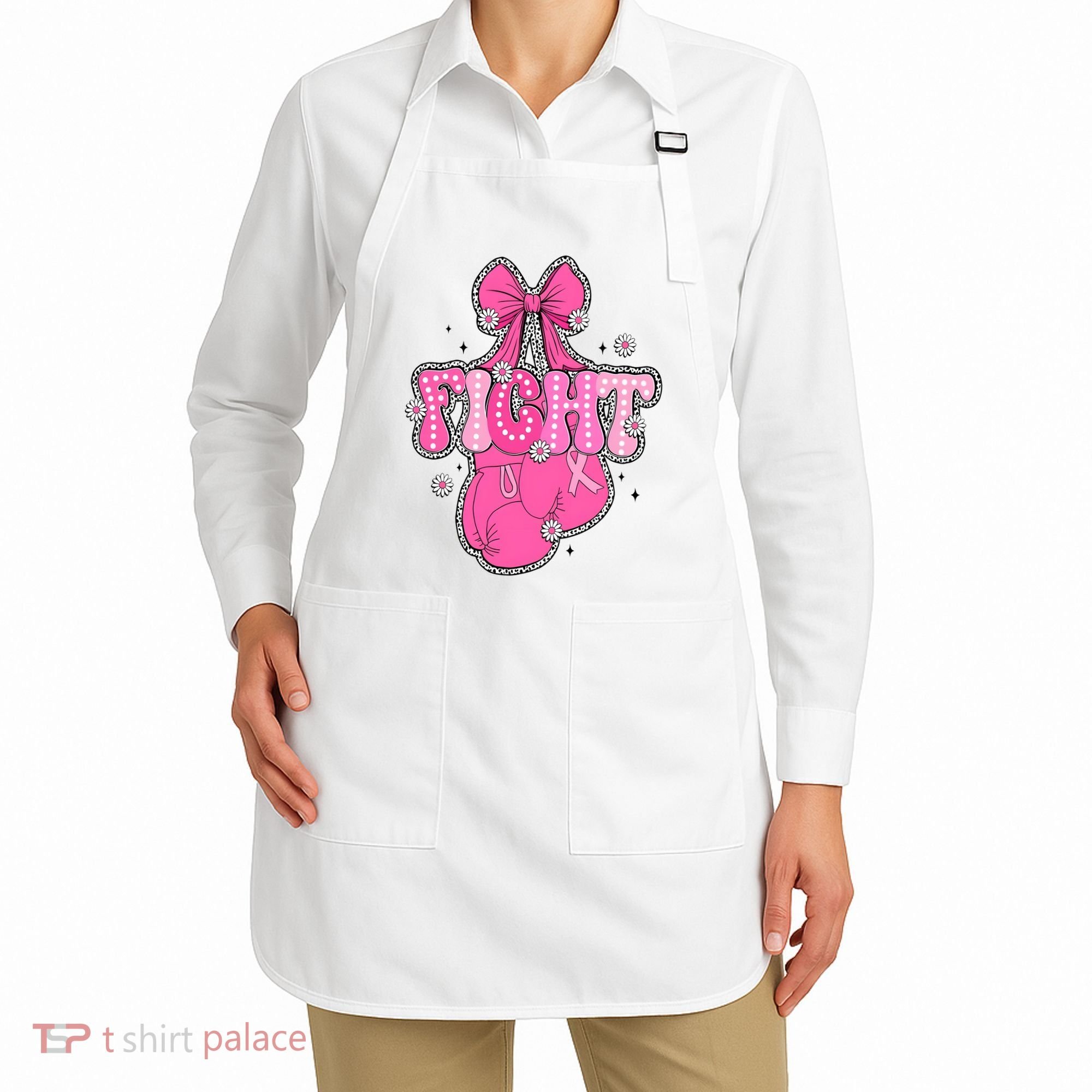 Breast Cancer Awareness Boxing Glove Apron